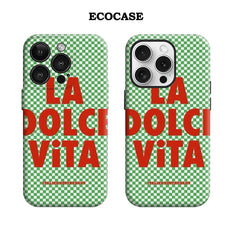 La Dolce Vita Italian IPhone17 Must-Haves Phone Case for IPhone 17 16 15 14 13 12 11 Pro Max Plus Double-layer Back Cover