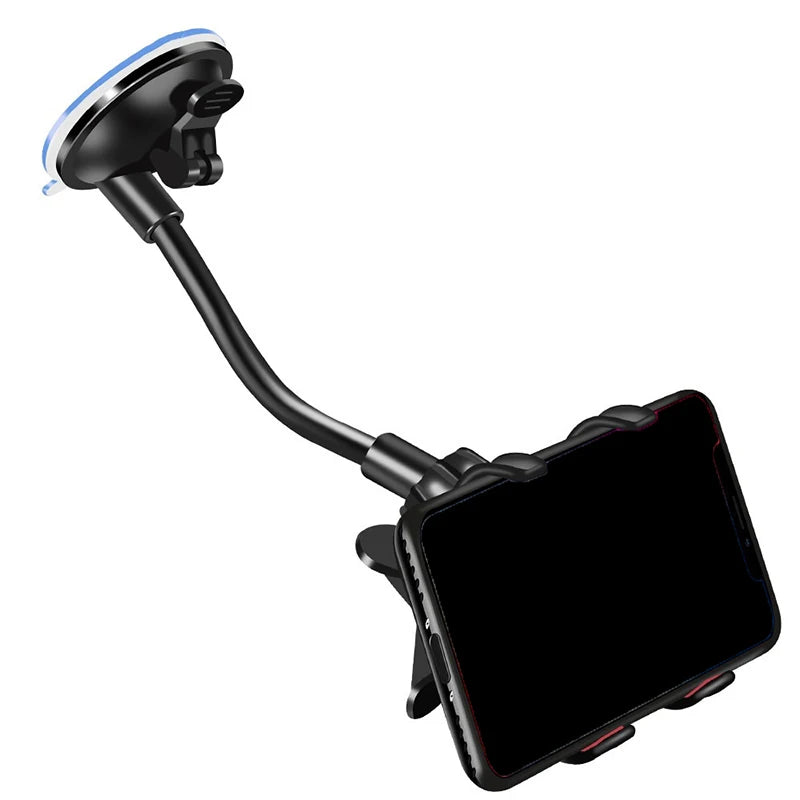 360° Rotating Car Phone Holder Universal Windshield Dashboard Mount Phone Stand GPS Phone Suction Cup Bracket Auto Accessories