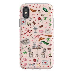 Bonjour Phone Case for iPhone 16 15 14 13 12 11 X XS XR XSMAX 7 8 Pro Max Plus Luxury Double-layer Back Cover