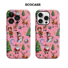 Festive Christmas IPhone17 Must-Haves Phone Case for IPhone 17 16 15 14 13 12 11 Pro Max Plus Double-layer Back Cover