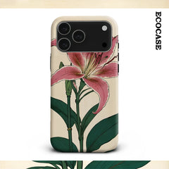 Oriental Lily Art IPhone17 Must-Haves Phone Case for IPhone 17 16 15 14 13 12 11 Pro Max Plus Double-layer Back Cover