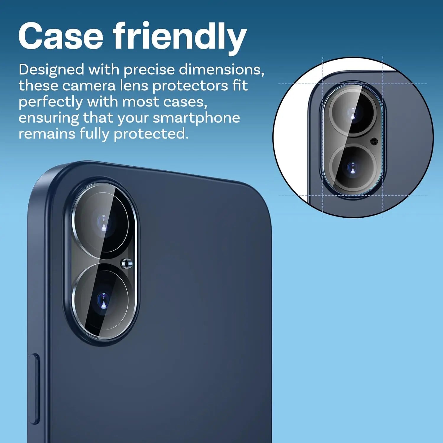 Camera Protector For iPhone 17 16 15 14 13 Pro Max 13Mini 17Air Tempered Glass Len Screen Protectors Glass Film For iPhone 17 16