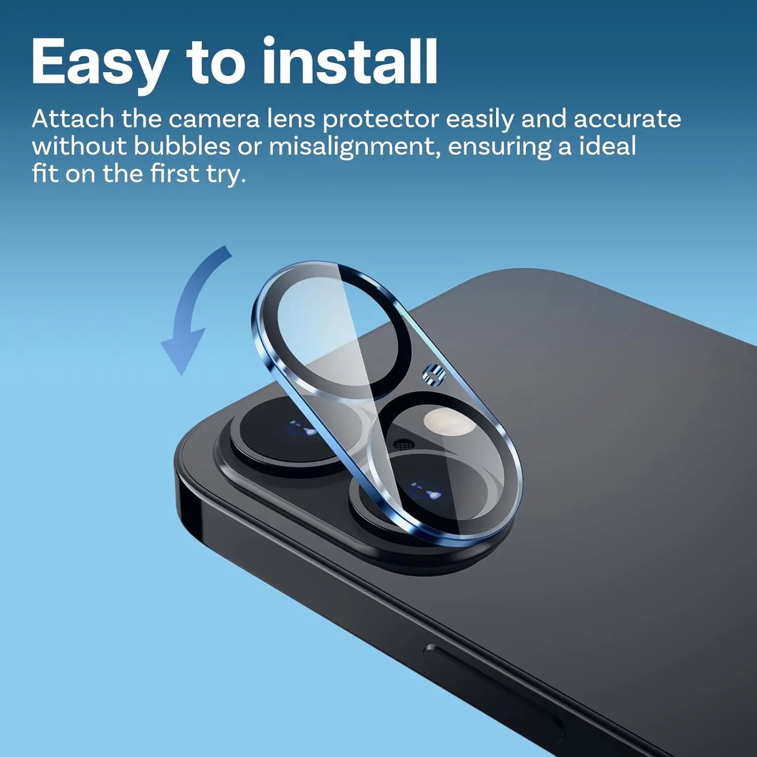 Camera Protector For iPhone 17 16 15 14 13 Pro Max 13Mini 17Air Tempered Glass Len Screen Protectors Glass Film For iPhone 17 16