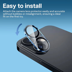 Camera Protector For iPhone 17 16 15 14 13 Pro Max 13Mini 17Air Tempered Glass Len Screen Protectors Glass Film For iPhone 17 16