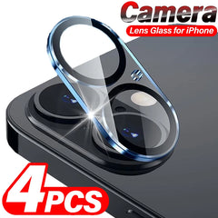 Camera Protector For iPhone 17 16 15 14 13 Pro Max 13Mini 17Air Tempered Glass Len Screen Protectors Glass Film For iPhone 17 16