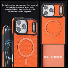 Carbon fiber leather magnetic phone case, suitable for iPhone 17 16 15 14 13 12 Pro Max Plus Air Pro protective case